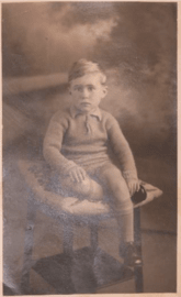 Fred as a young boy